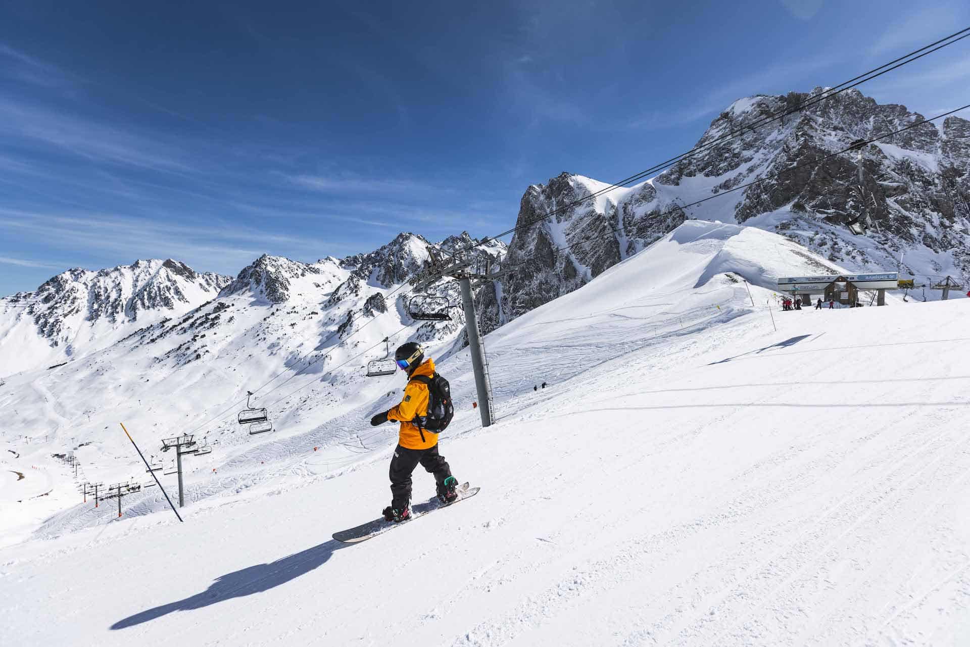Sur les pistes au Grand Tourmalet