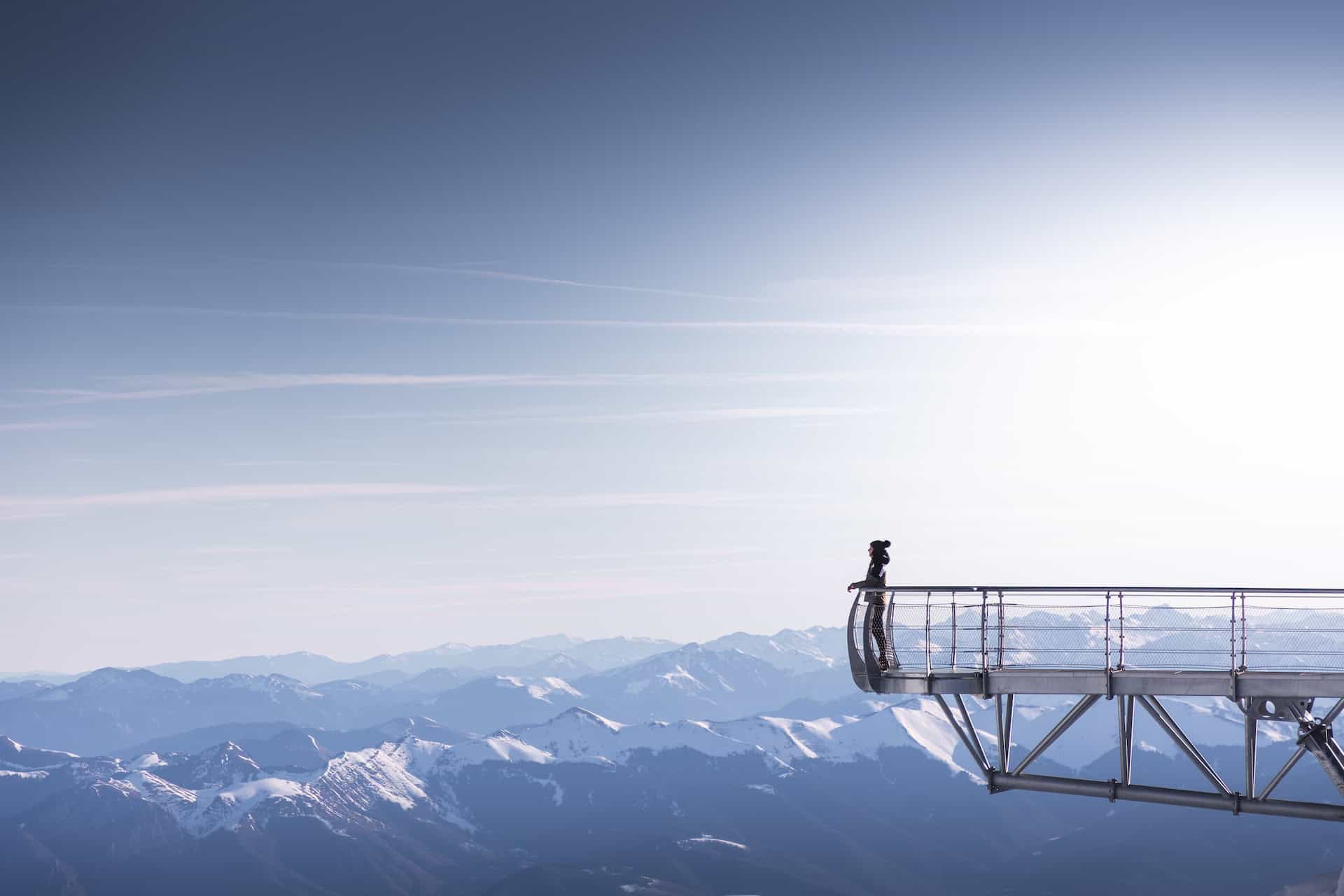 Ponton dans le ciel au Pic du Midi